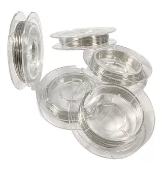 Filo di rame argentato per gioielli 0.3 mm 10 m x5