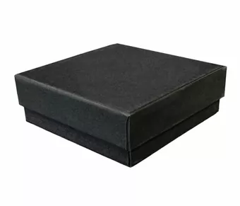 Confezione regalo per gioielli in cartone nero 10 pezzi x 9 cm