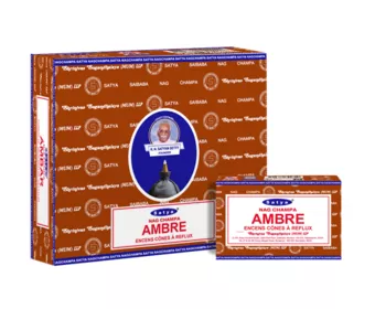 Coni di riflusso Satya Amber 12 pezzi