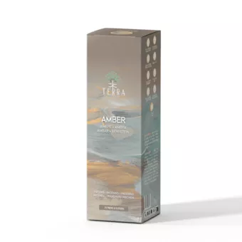TERRA Incenso ambrato senza carbone 12gr