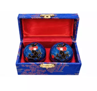 Sfere Cinesi da Massaggio Drago Blu 4,2 cm