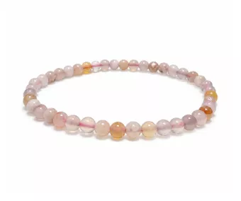 Bracciale Agata Fiore di Ciliegio A perle 4-5mm