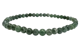 Bracciale in Agata Muschiata A perle 4mm