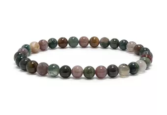 Bracciale in Agata Indiana A Perle 6 mm