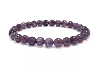 Bracciale Ametista AB perle 6mm