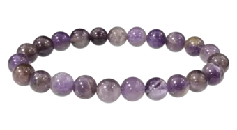 Bracciale Ametista AB perle 7,5-8,5mm