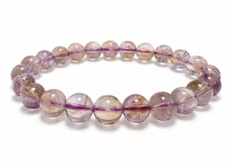 Bracciale in Ametrino Bolivia AA perle 8-9mm
