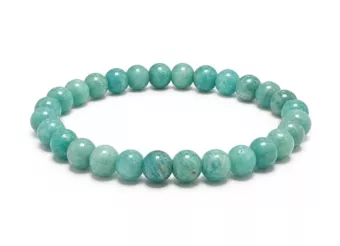 Bracciale in Amazzonite Perù A perle 6-7mm