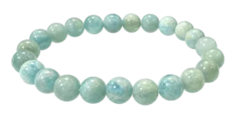 Bracciale in Amazzonite Russia AA perle 8mm