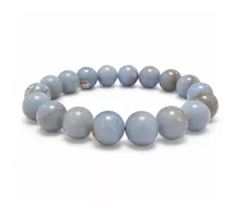 Bracciale in Angelite AB con Perle da 10mm