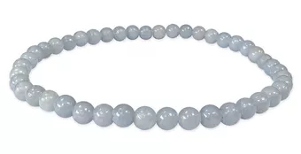 Bracciale perline di angelite A 4mm