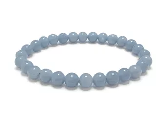 Bracciale in Angelite A Perle 7-8 mm
