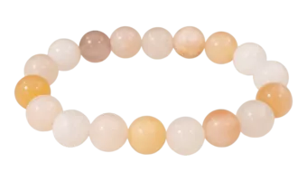 Bracciale in Avventurina Pesca A perle 10mm