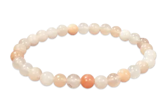 Bracciale in Avventurina Pesca A perle 6mm