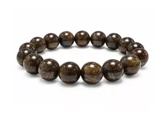 Bracciale in Bronzite AB Perle 10 mm