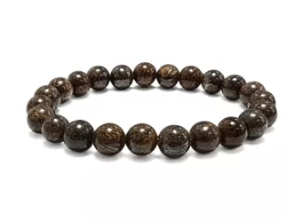 Bracciale in Bronzite AB Perle 8 mm