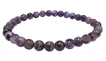 Bracciale in Charoite A+ perle 7mm