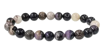 Bracciale in Charoite A perle 8.5-9.5mm