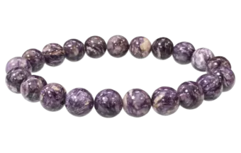Bracciale in Charoite AA+ perle 8.5-9.5mm