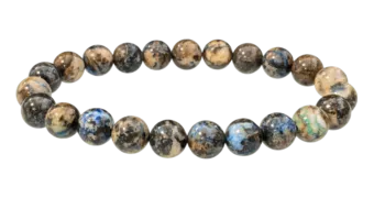 Bracciale con Chrysocollo perline 8mm