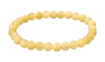 Braccialetto Calcite Arancione A+ perline 6mm
