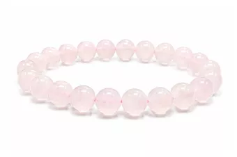 Bracciale Calcite Rosa AA perle 8mm