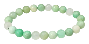 Bracciale in crisoprasio AA+ perline 8-8.5 mm