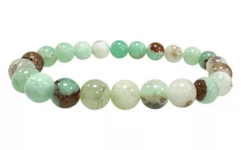 Bracciale con perline Chrysoprase A 8mm