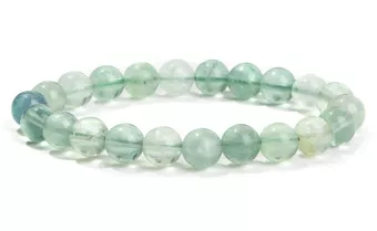 Bracciale in Fluorite Verde A perle 8mm