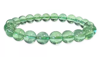 Bracciale in Fluorite Verde AAA perle 8-9mm