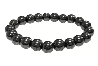 Bracciale Ematite A perle 10mm