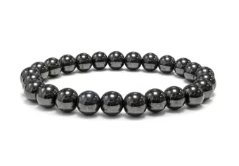 Bracciale Ematite A perle 8mm