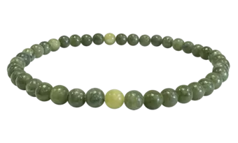 Bracciale Jade Nephrite A perles 4mm