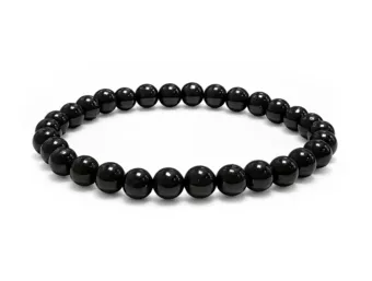 Bracciale Giaietto A Perle 6-7 mm