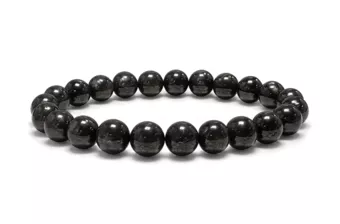 Bracciale in Giaietto A Perle 8 mm