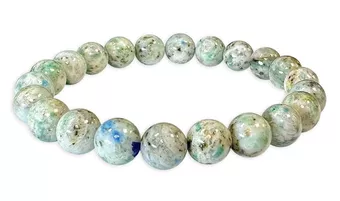 Bracciale diaspro K2 perline AA 7.5-8.5 mm