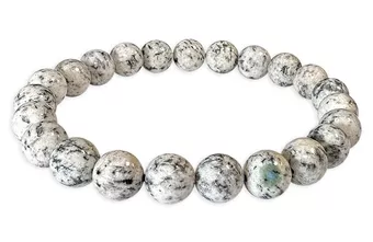 Bracciale di diaspro perline K2 B 7.5-8.5 mm