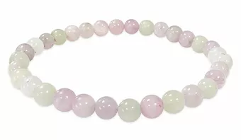 Bracciale Kunzite Perline AA multicolori 5-6mm