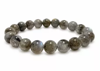Bracciale in Labradorite A perle 10mm