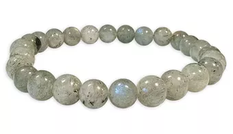 Bracciale Labradorite AB perle 6-7mm