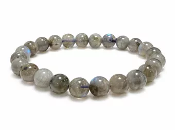 Bracciale in Labradorite AA perle 8-9mm