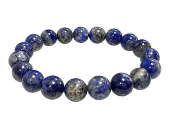 Bracciale in Lapislazzuli AB perle 10mm
