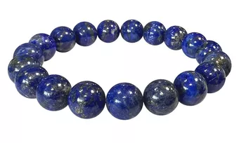 Bracciale in Lapislazzuli A perle 10mm