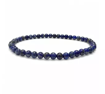 Bracciale in Lapislazzuli A con Perle da 4-5mm