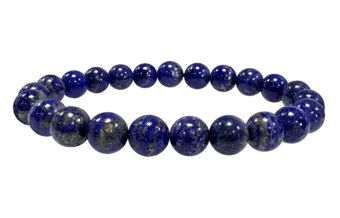 Bracciale in Lapislazzuli AA perle 8-9mm