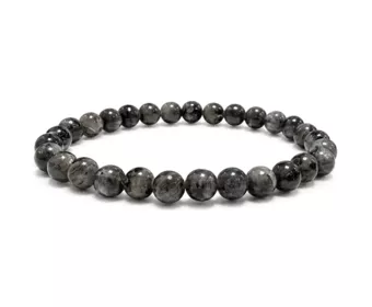Bracciale in Larvikite Qualità A Perle 6-7mm