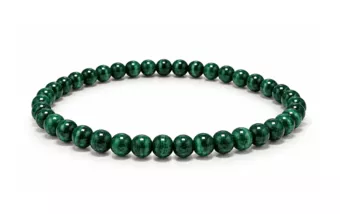 Bracciale in Malachite AA perle 4mm