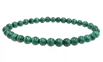 Bracciale in Malachite Chiara AAA perle 6-7mm