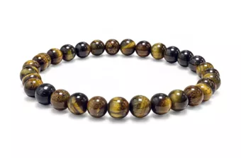 Bracciale in Occhio di Falco AB perle 6mm
