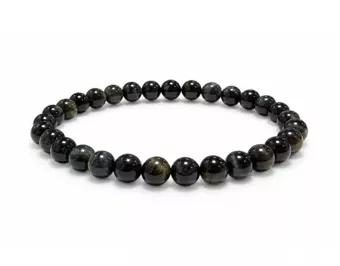 Bracciale in Occhio di Falco AA Perle 6 mm